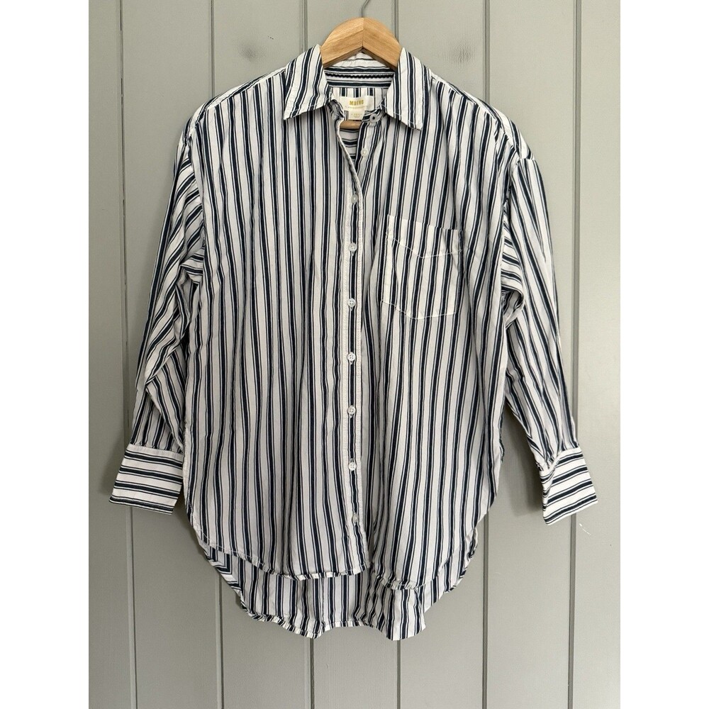 Maeve By Anthropologie Bennet Top Xs Button Down … - image 1